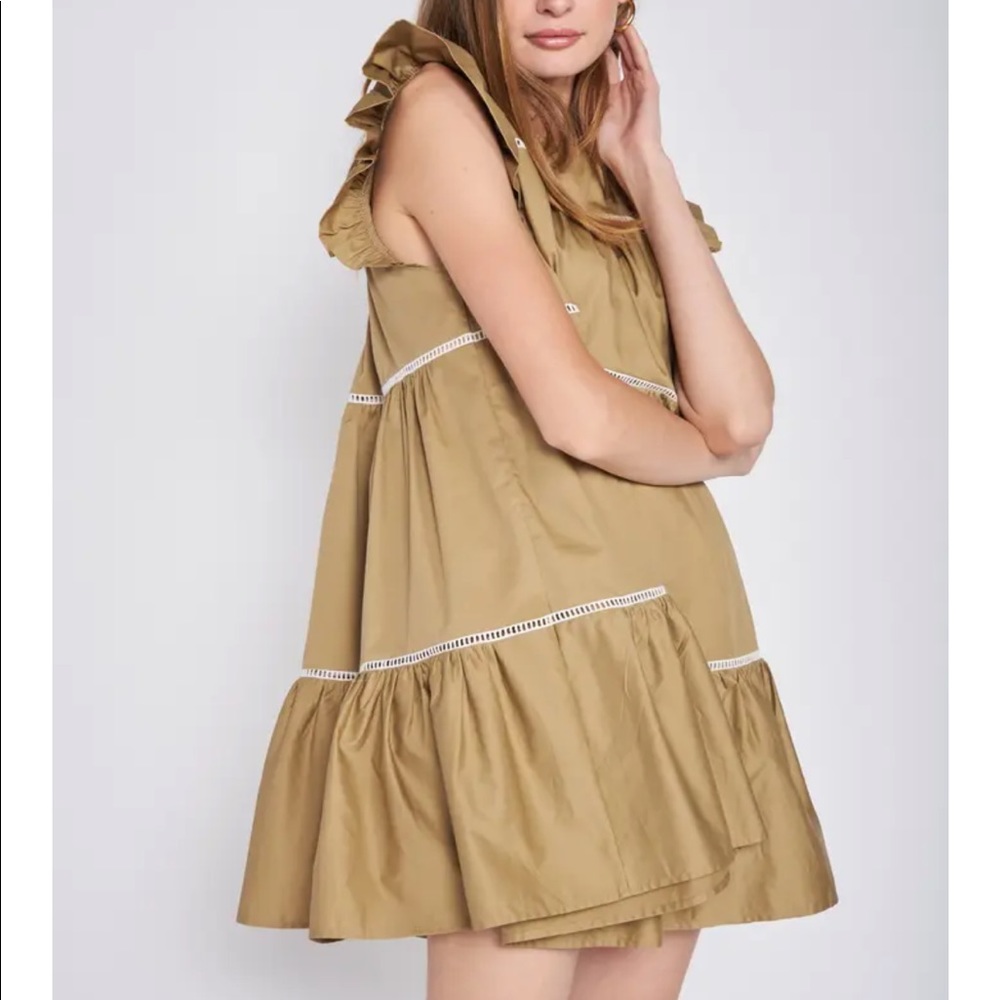 NEW En Saison Edna Ruffle Tiered Babydoll Dress - NWT